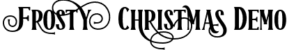 Frosty Christmas Demo font - Frosty-Christmas-Demo.otf