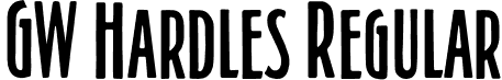 GW Hardles Regular font - gwhardles-regular.otf