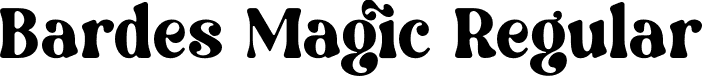 Bardes Magic Regular font - BardesMagic-Regular.otf