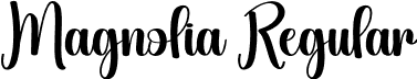 Magnolia Regular font - Magnolia.otf