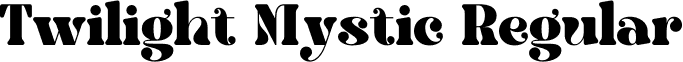 Twilight Mystic Regular font - TwilightMystic-Regular.otf