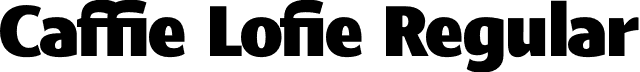 Caffie Lofie Regular font - Caffie-Lofie.otf