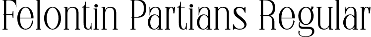 Felontin Partians Regular font - FelontinPartians.otf