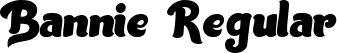 Bannie Regular font - Bannie.ttf