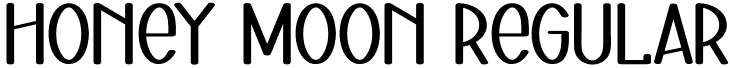 Honey Moon Regular font - Honey-Moon.otf