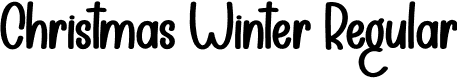 Christmas Winter Regular font - Christmas-Winter.otf