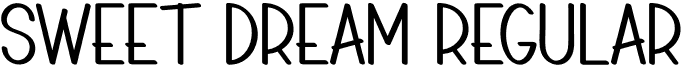 Sweet Dream Regular font - Sweet-Dream.otf