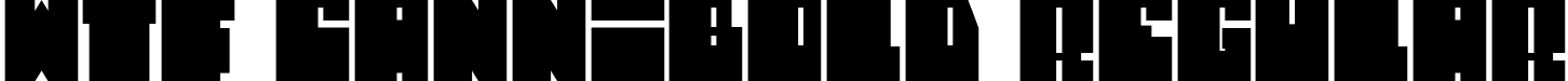 WTF Cannibold Regular font - WTF Cannibold.ttf