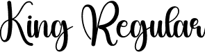 King Regular font - King.otf