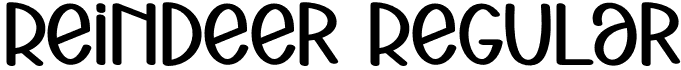 Reindeer Regular font - Reindeer.otf