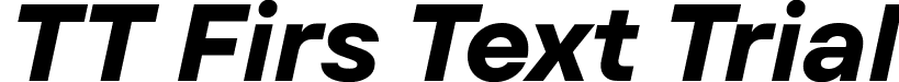 TT Firs Text Trial font - TT Firs Text Trial Bold Italic.ttf