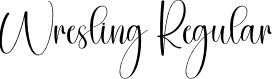 Wresling Regular font - Wresling.otf