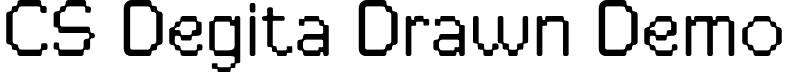 CS Degita Drawn Demo font - CSDegitaDrawn-Regular_demo.otf