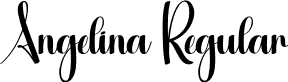 Angelina Regular font - Angelina.otf