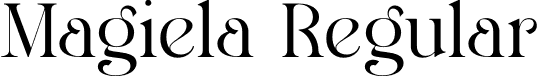 Magiela Regular font - magiela.otf