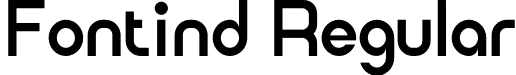 Fontind Regular font - fontind-regular.otf