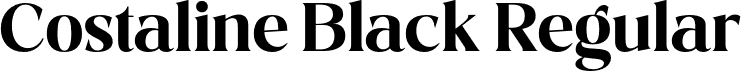 Costaline Black Regular font - Costaline-Black.otf