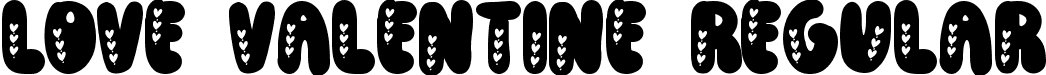 Love valentine Regular font - Love valentine.ttf