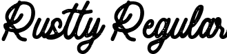 Rustty Regular font - Rustty.ttf