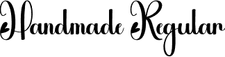 Handmade Regular font - Handmade.otf