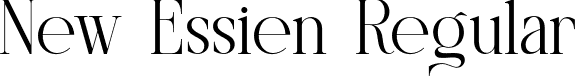 New Essien Regular font - New-Essien.otf