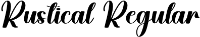 Rustical Regular font - Rustical.otf