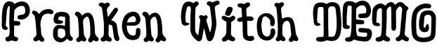 Franken Witch DEMO font - Franken Witch DEMO.otf