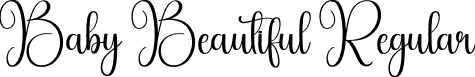 Baby Beautiful Regular font - Baby-Beautiful.otf