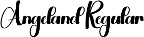 Angeland Regular font - Angeland.otf