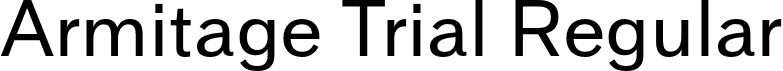 Armitage Trial Regular font - Armitage_Trial_Regular.otf