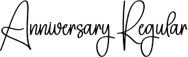 Anniversary Regular font - Anniversary.otf