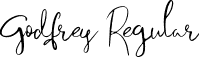 Godfrey Regular font - Godfrey-Regular.ttf