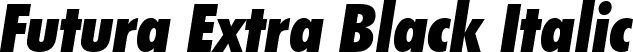 Futura Extra Black Italic font - tt0205m_.ttf