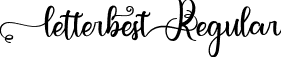 letterbest Regular font - letterbest.ttf