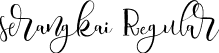 serangkai Regular font - Serangkai-DEMO.ttf