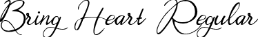 Bring Heart Regular font - Bring Heart.ttf