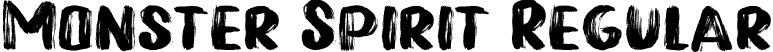 Monster Spirit Regular font - Monster Spirit.ttf