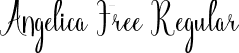 Angelica Free Regular font - Angelica Free.ttf