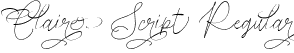 Claire Script Regular font - Claire for personal use.ttf