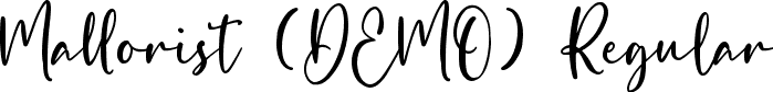 Mallorist (DEMO) Regular font - Mallorist (DEMO).otf