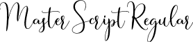 Master Script Regular font - Master Script.otf