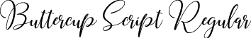 Buttercup Script Regular font - Buttercup Script.otf
