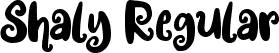 Shaly Regular font - Shaly Regular.ttf