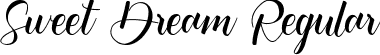 Sweet Dream Regular font - SweetDream-gxjl3.ttf