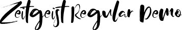 Zeitgeist Regular Demo font - Zeitgeist-RegularDemo.ttf