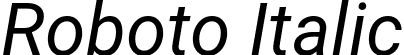 Roboto Italic font - Roboto-Italic.ttf