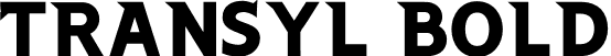 Transyl Bold font - Transyl-Bold.otf