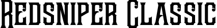 Redsniper Classic font - Redsniper Classic.otf