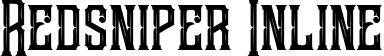 Redsniper Inline font - Redsniper Inline.otf