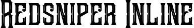 Redsniper Inline font - Redsniper Inline.ttf